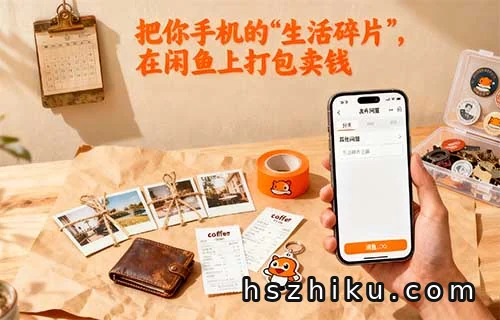 把你手机的“生活碎片”，在闲鱼上打包卖钱，每个月多赚3000不香吗？