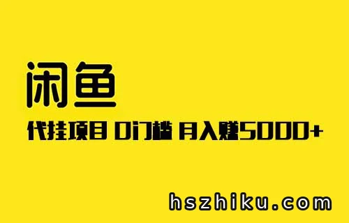 闲鱼代挂项目相关页面与内容展示1