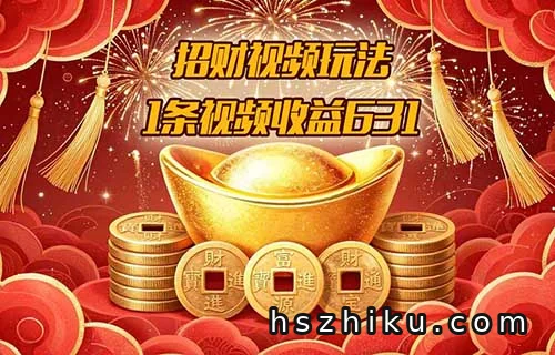招财视频赚钱项目相关页面与内容展示1