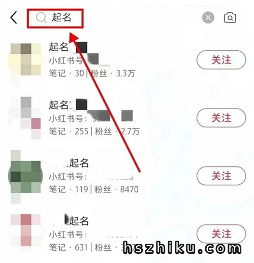 最新小红书起名项目相关页面与内容展示3
