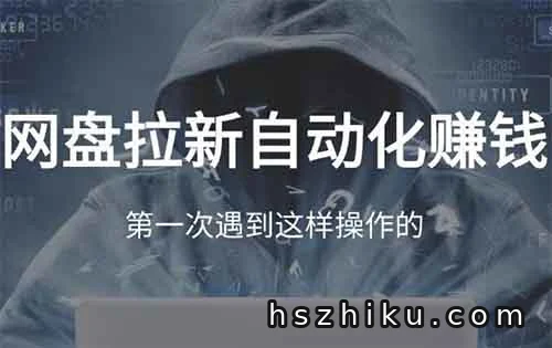 第一次见，网盘拉新自动化赚钱